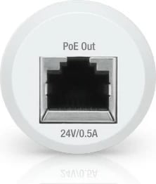 Konverter PoE Ubiquiti INS-3AF-I-G, Gigabit Ethernet, 10,100,1000 Mbit/s, i bardhë