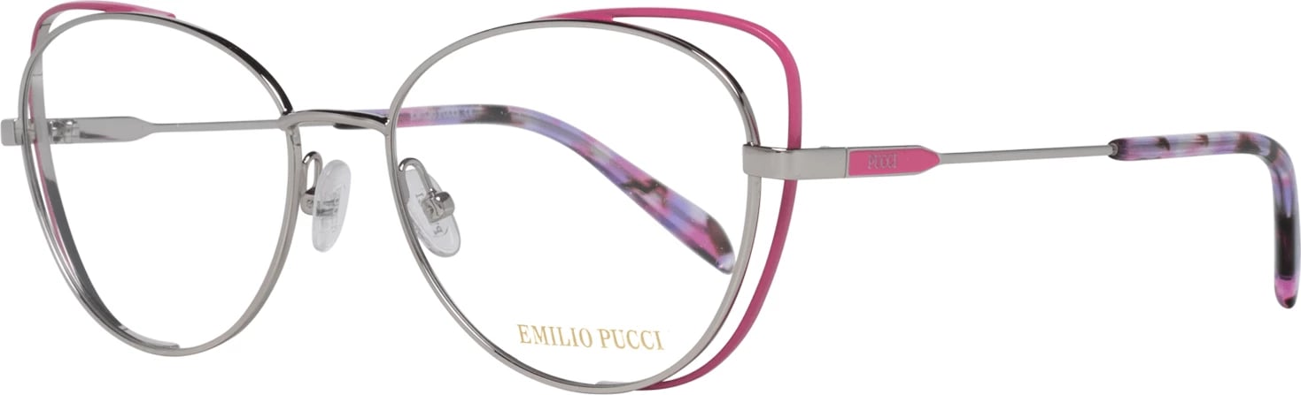 Korniza optike për femra Emilio Pucci, argjend