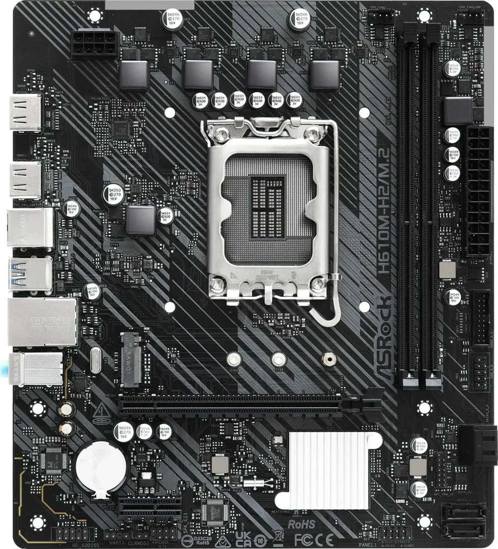 Pllakë amë ASRock H610M-H2/M.2, Socket LGA 1700, micro ATX