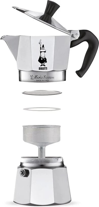 Aparat për kafe Bialetti Moka Express, 0.3 L, Alumin