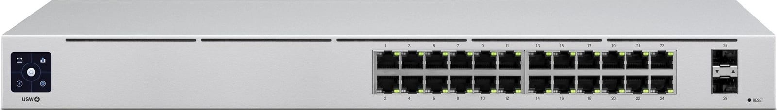 Switch Ubiquiti UniFi USW-24, Managed, L2, Gigabit Ethernet, Argjendtë