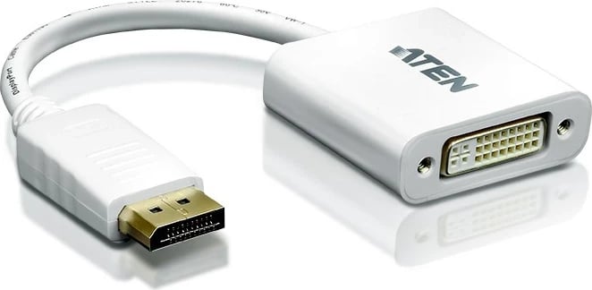 Konvertues ATEN DisplayPort në DVI, i bardhë