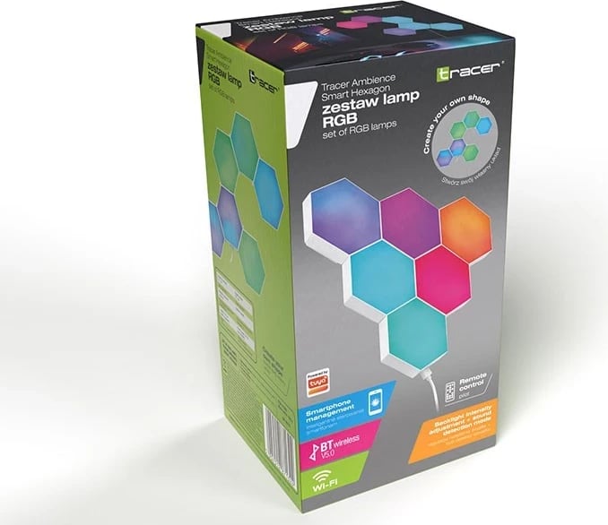 Llambat Hexagonale RGB Tracer Smart Hexagon TRAOSW47256