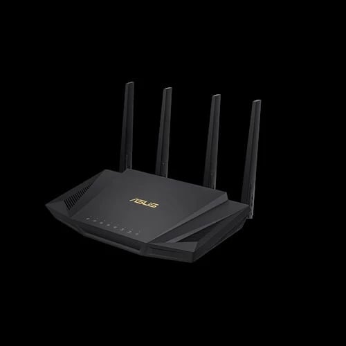 Router ASUS RT-AX58U, Wi-Fi 6, Dual-band (2.4 GHz / 5 GHz), Ethernet LAN