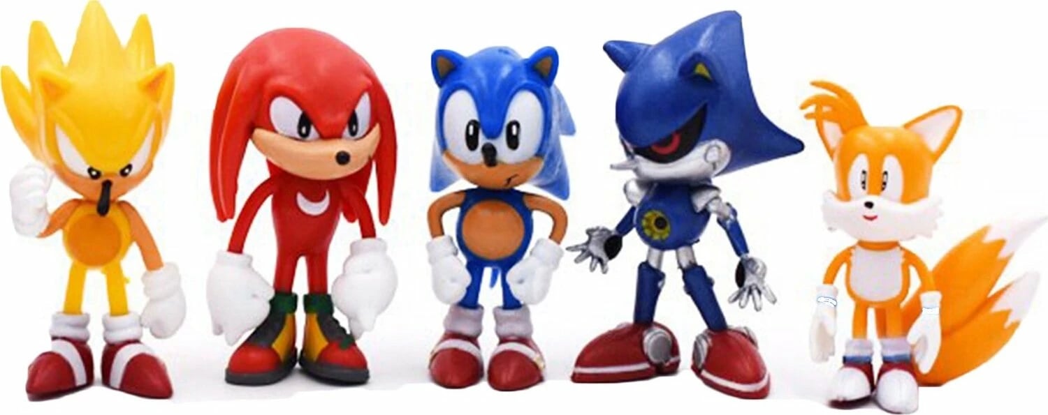 Set figurash Sonic Boom & Friends, 5 pjesë, për djem, blu