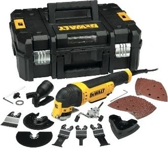 Mjet shumëfunkësional DeWALT DWE315KT, i Zi dhe i Verdhe