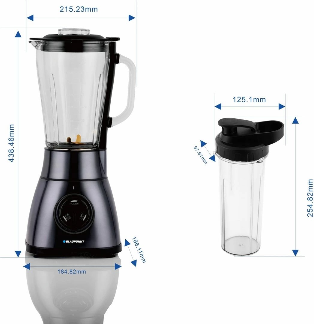 Blender Blaupunkt TBG801, 1.75L, 1500W, i zi