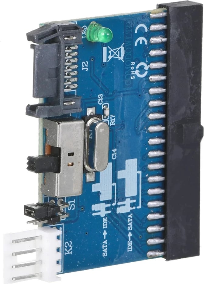 Konvertues/përshtatës i kartave SATA/IDEGembird Bi-directional 