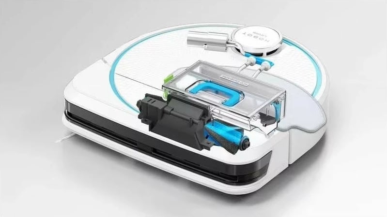 Robot mopues Hobot Legee D8, 4900mAh, i bardhë