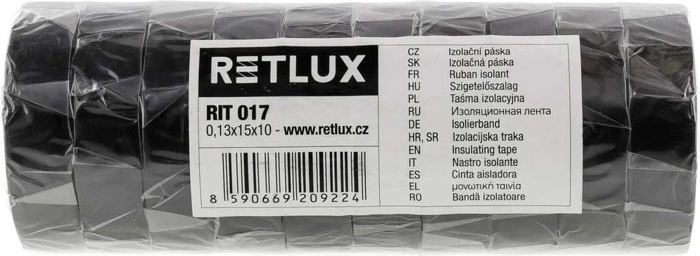 Shirit izolues RETLUX RIT 017, 10 copë, 0,13X15X10 mm