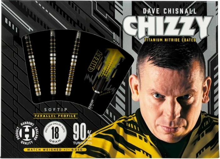 Shigjeta për Dart Harrows Chizzy 90% Softip, për meshkuj dhe femra