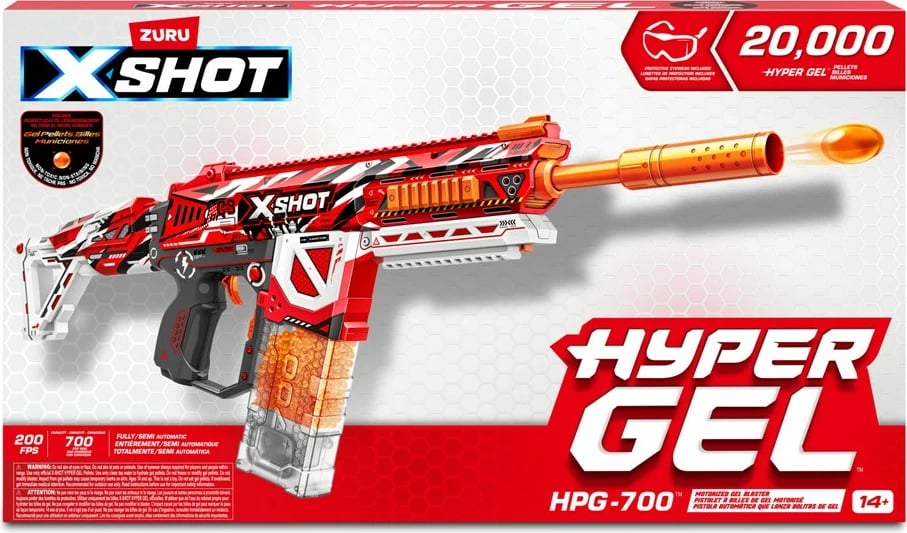 Lançues Zuru X-Shot Hyper Gel HPG-70, Multikolor