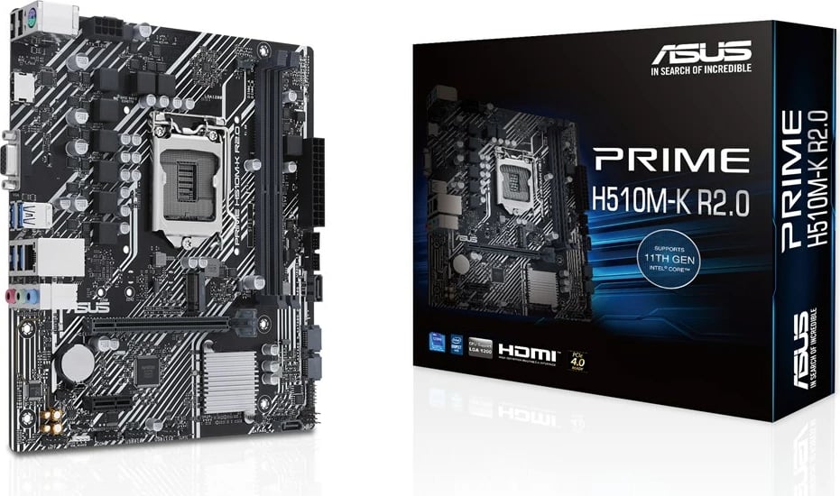 Pllakë amë Asus Prime H510M-K K R2.0, micro ATX, LGA 1200,  Intel H470, 