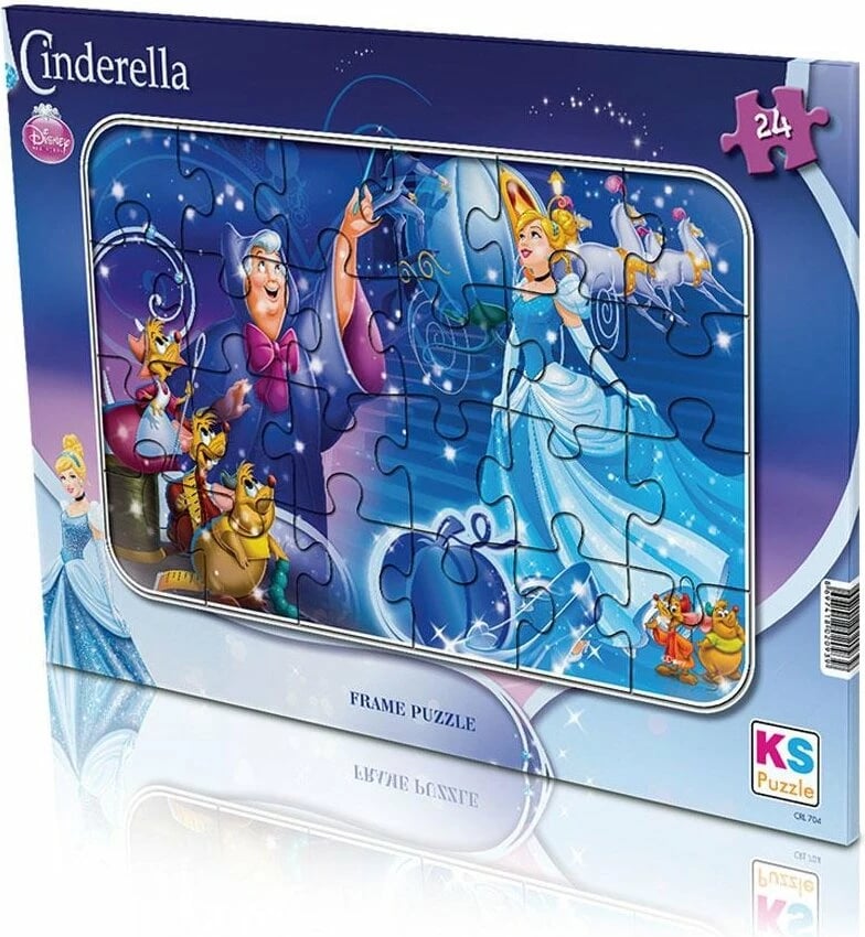 Puzzle për fëmijë KS Games Cinderella, 24 copë