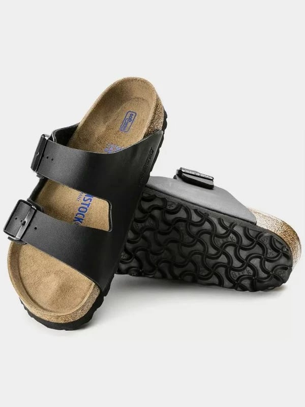 Papuqe Birkenstock, unisex, të zeza