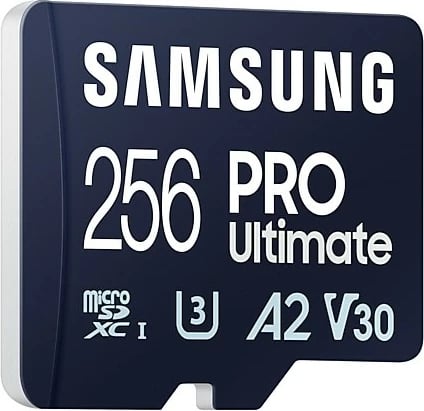 Kartelë MicroSDXC Samsung MB-MY256SB/WW, 256 GB, UHS-I, 200 MB/s, 130 MB/s, Class 3 (U3), Blu