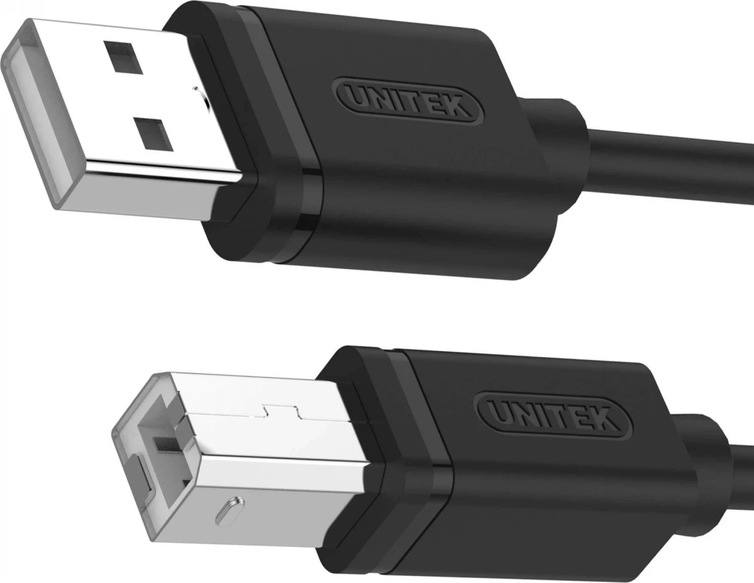 Kabllo USB A/B Unitek, 2.0m, e zezë