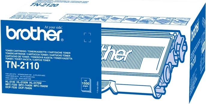 Toner Brother TN-2110, 1500 faqe, i zi, 1 copë