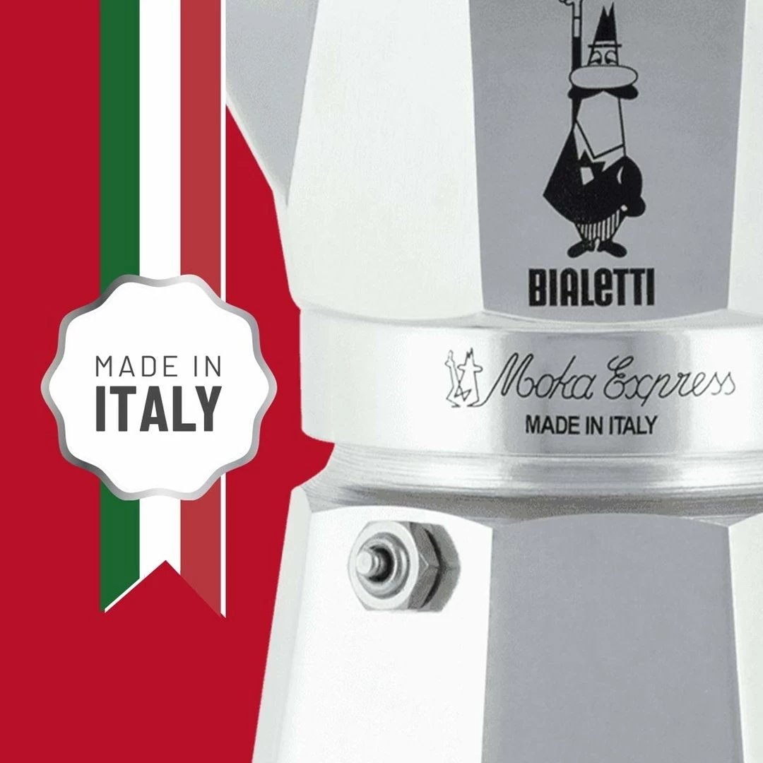 Moka pot Bialetti Moka Express 0.2 L, Alumini, E zezë