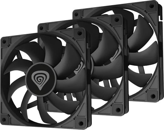 Set ventilatorësh Genesis Oxal 120, 120mm, i zi