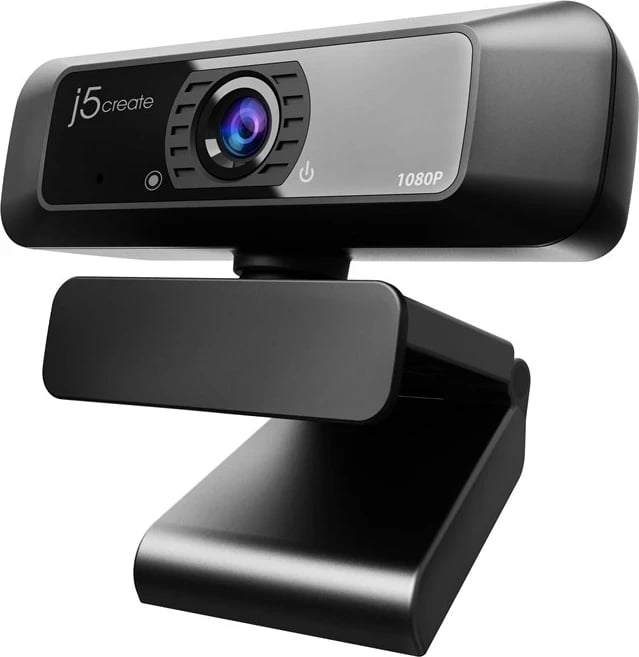 Webcam HD USB j5create JVCU100 me Rrotullim 360°, Rezolucion Video 1080p, Zi