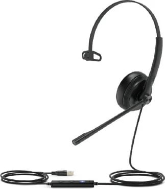 Headset Yealink UH34, Wired, Office/Call center, 20 - 20000 Hz, 82.5 g, Black