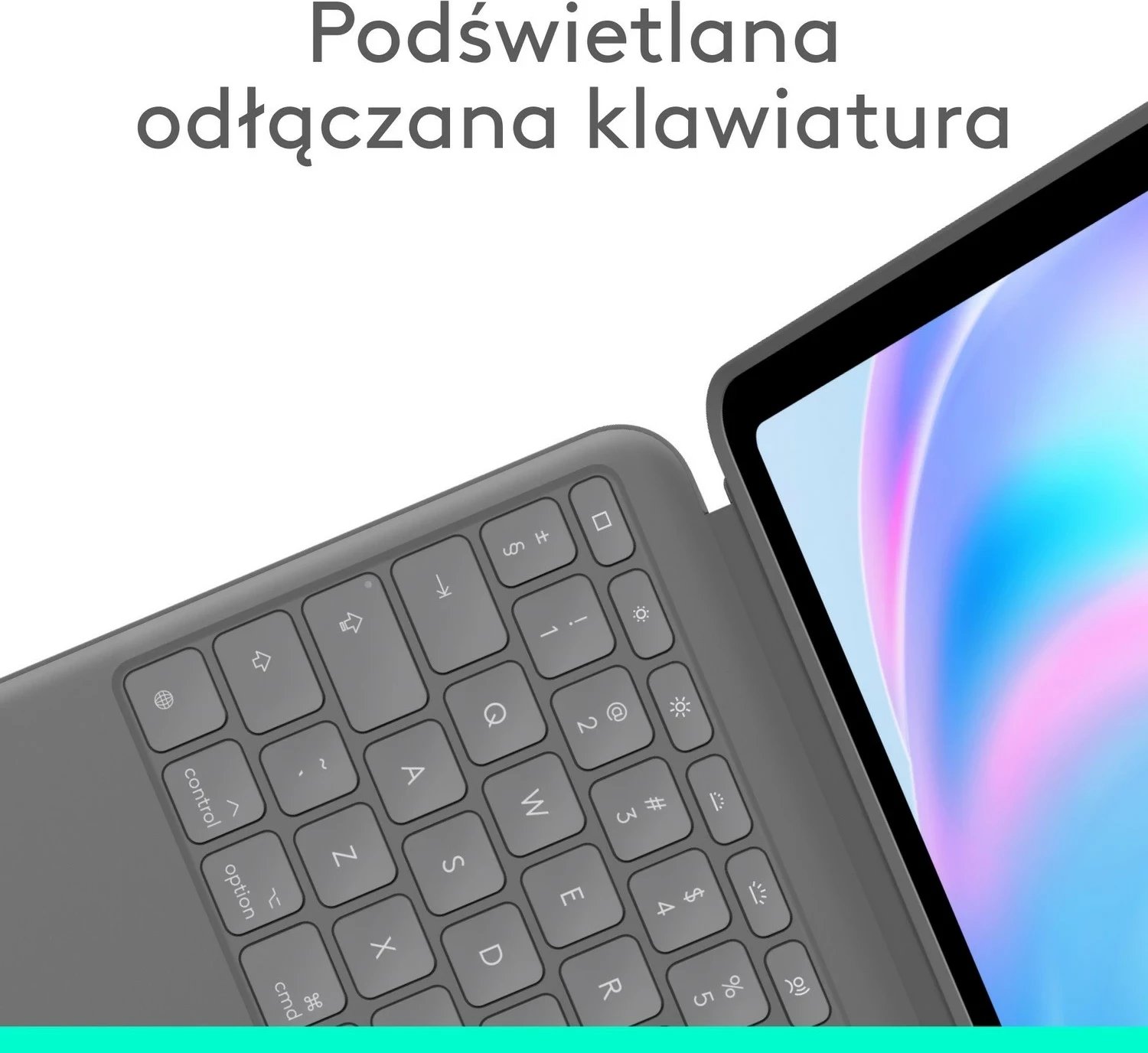 Tastierë me maus Logitech Combo Touch për iPad Air 13" M2, Gri