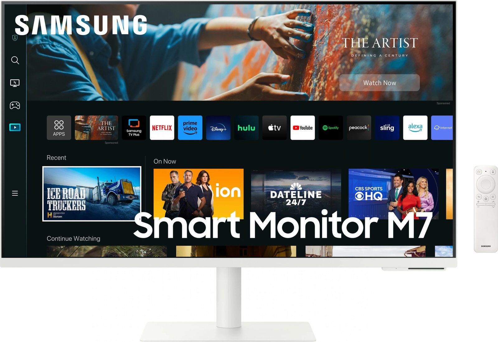 Monitor Samsung M70C, 32", 4K Ultra HD, LED, Bardhë