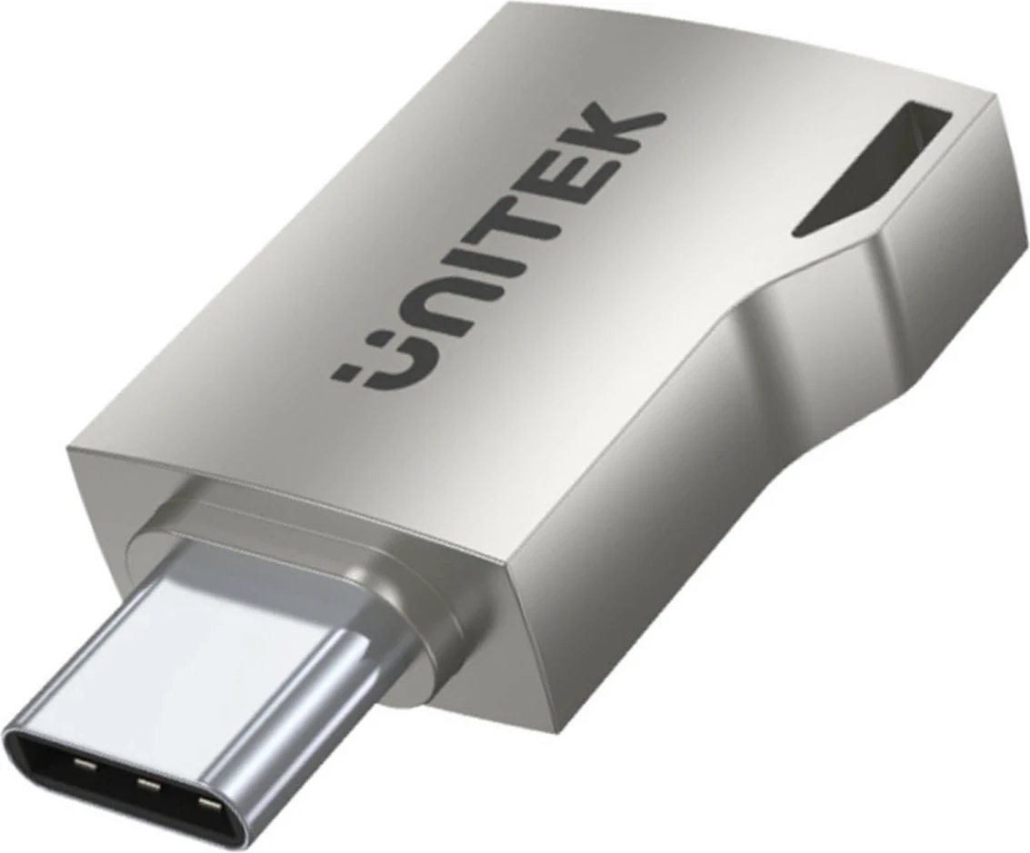 Adapter Unitek USB-A në USB-C 3.1 Gen1, argjendtë