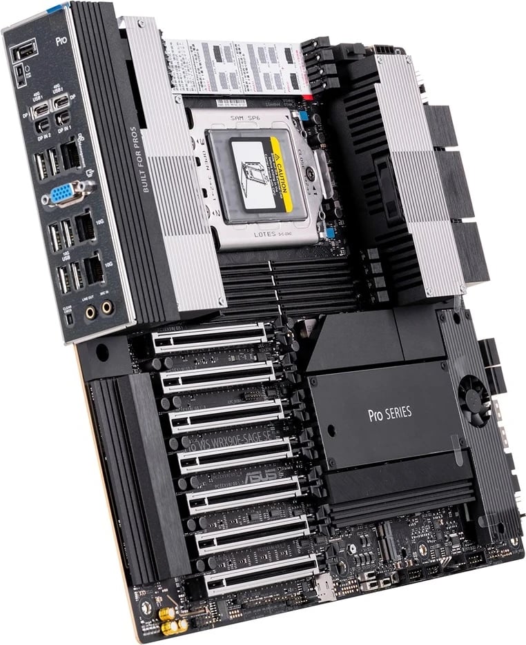 Pllakë amë ASUS PRO WS WRX90E-SAGE SE AMD WRX90 Socket sTR5 EEB