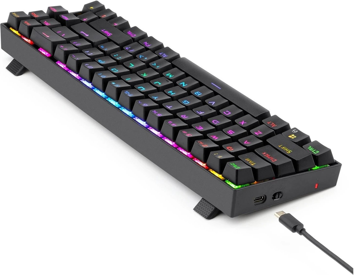 Tastaturë gaming Redragon K599-KNS Deimos, me ngjyra RGB