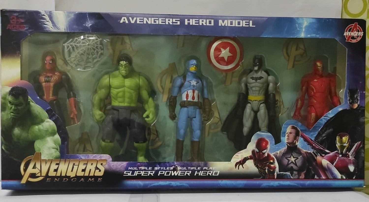 Figura lodër Avengers, 5 pjesë