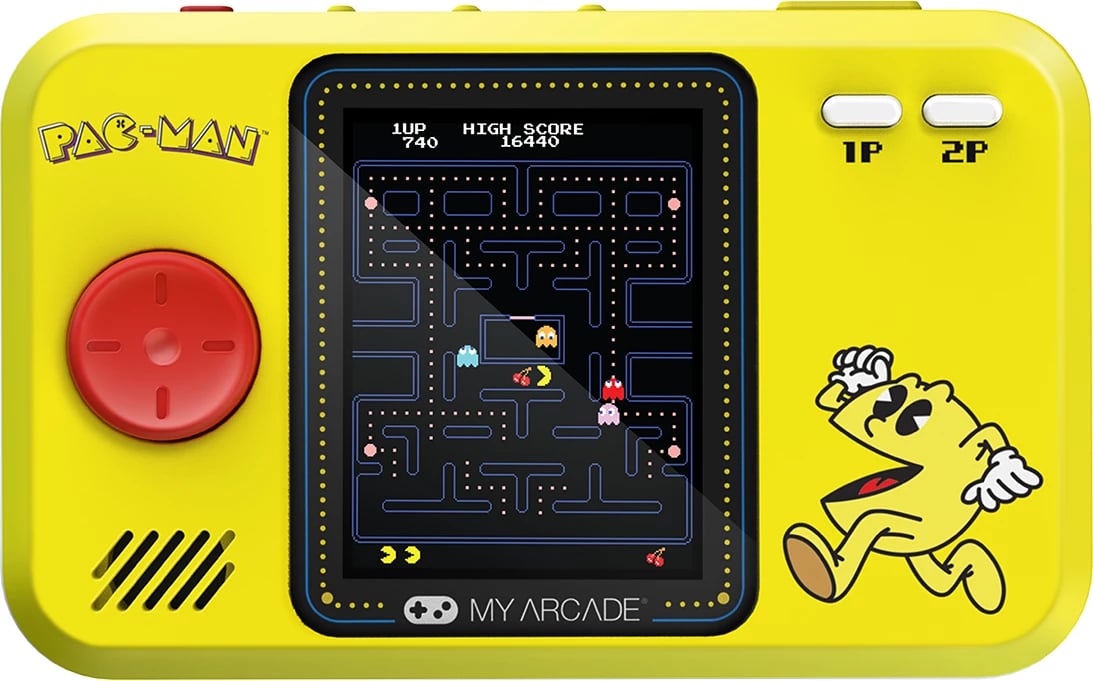 Paisje portative lojërash Pacman, My Arcade Pocket Player PRO, 2.8", 3 lojëra, e verdhë