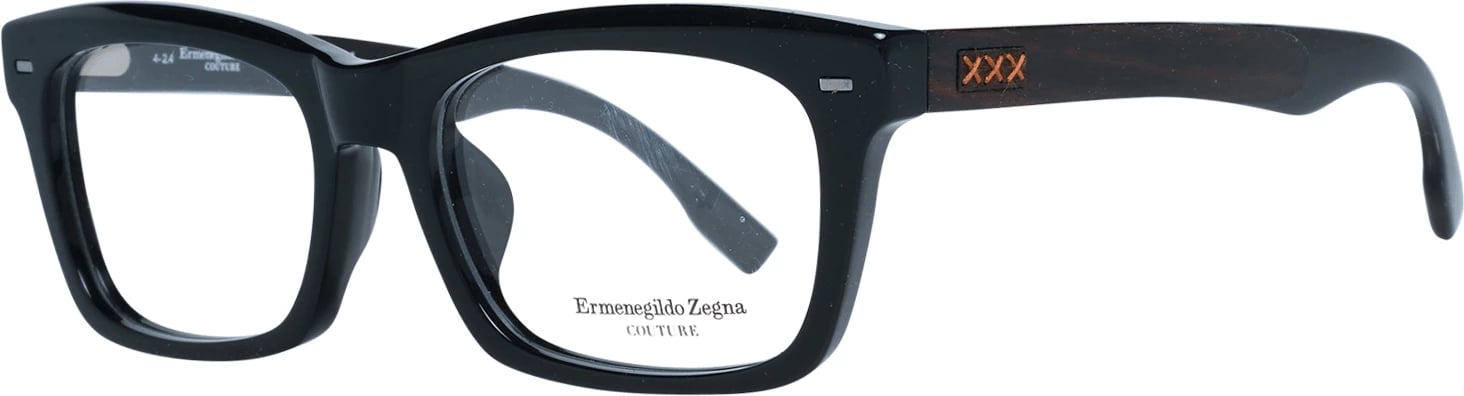 Korniza optike për meshkuj Zegna Couture, të zeza