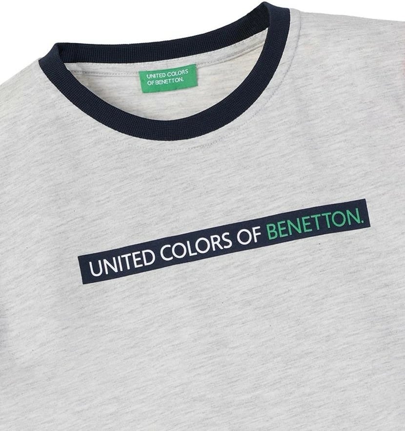 Maicë për fëmijë United Colors of Benetton BNT-B21374, gri melange