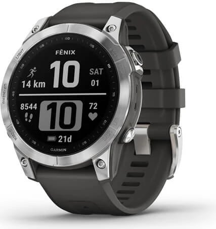 Smartwatch Garmin Fenix 7 Premium, 47mm, GPS, argjend