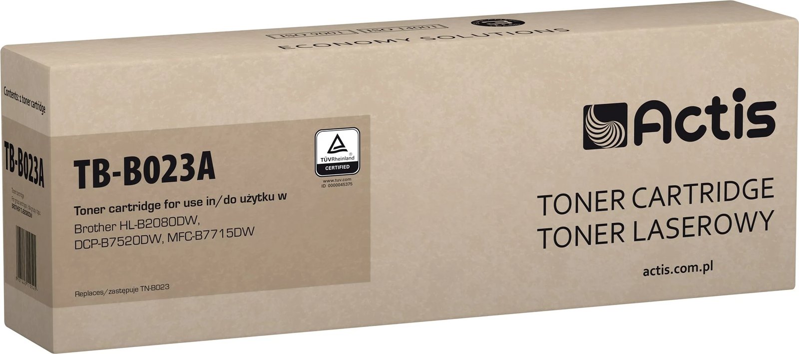 Toner zëvendësues Actis TB-B023A për printer Samsung, i zi