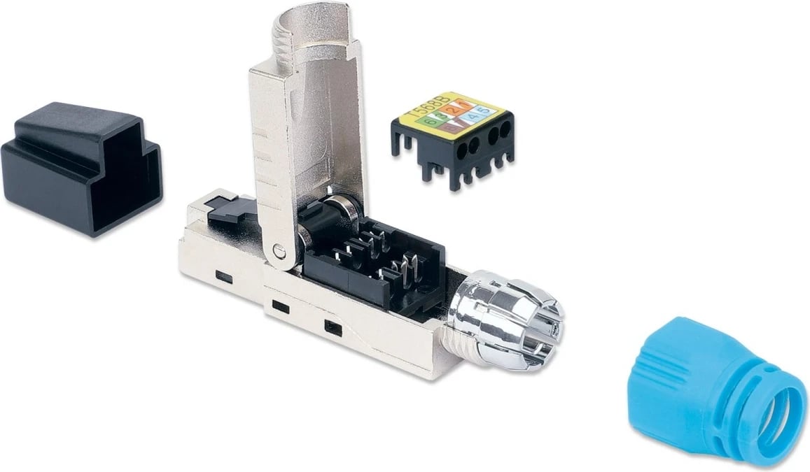 Konektor Modular Intellinet 791199 RJ45 Cat8.1, pa vegla, STP