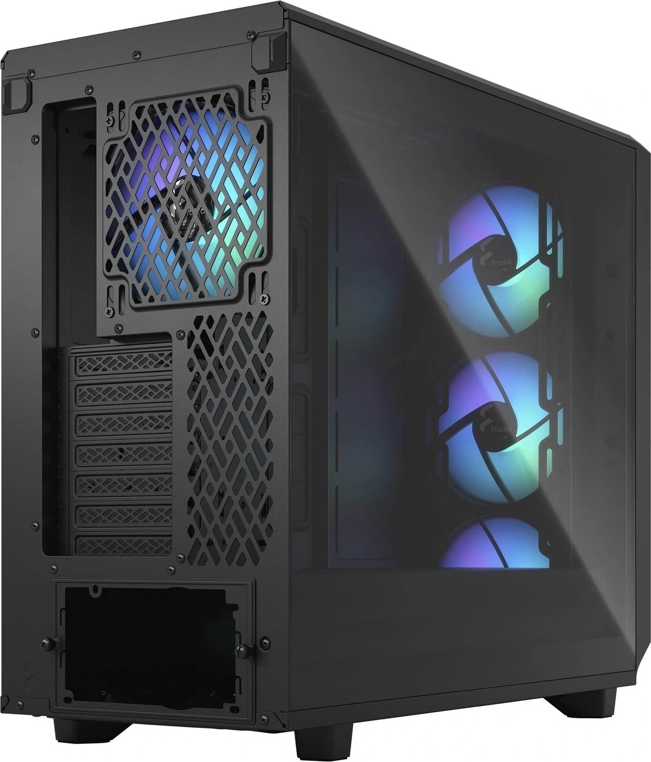 Kasë Fractal Design Meshify 2 Lite RGB, Midi Tower, e zezë