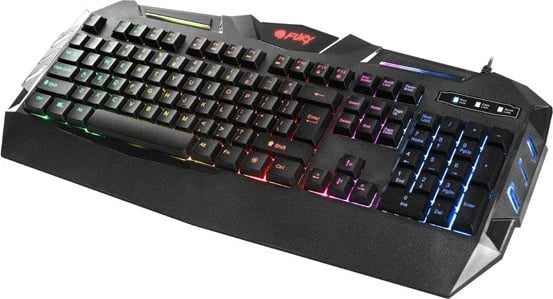 Tastierë për gaming Natec Fury Spitfire backlight NFU-0868, e zezë