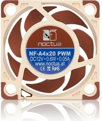 Ftohës Noctua NF-A4x20, PWM Computer case,  i kaftë / bezhë 