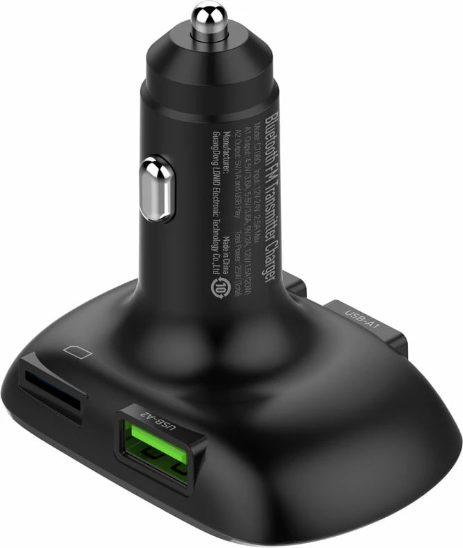 Transmetues FM për veturë Ldnio 25W Bluetooth 5.0 Player Car Charger