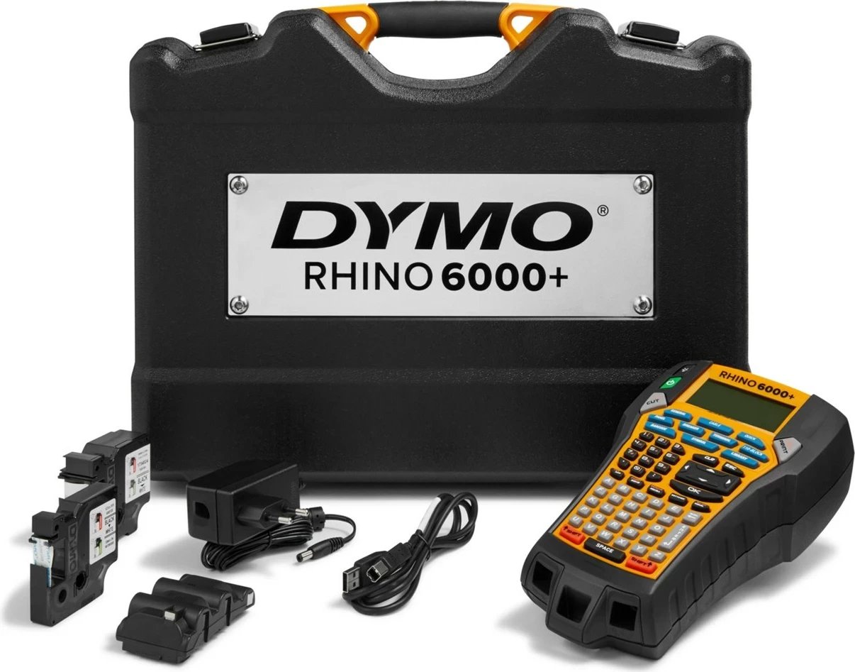 Printer etiketash DYMO Rhino 6000+, i verdhë