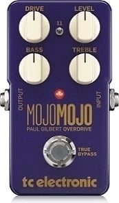 Efekt kitarë TC Electronic MojoMojo Overdrive Paul Gilbert Edition, ngjyrë blu