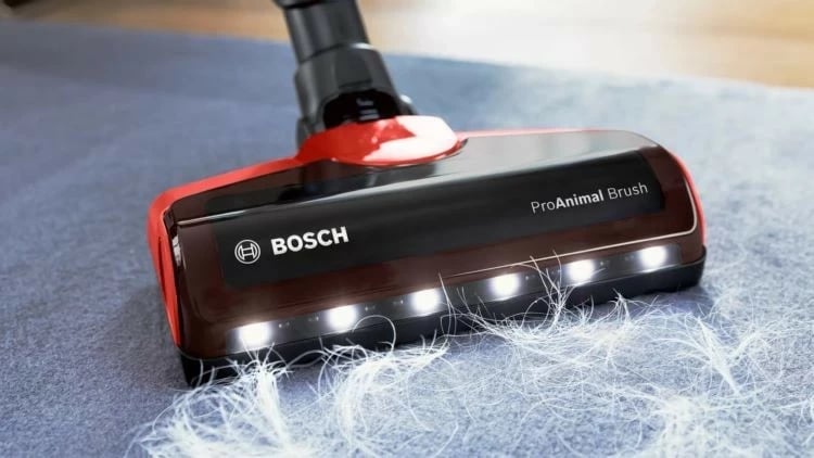 Fshesë pa kabllo Bosch Unlimited 7 BCS711PET, 18V, 3000mAh, e kuqe e zezë