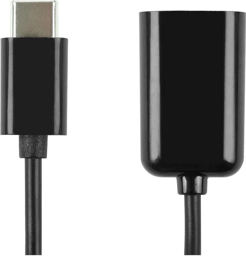 Adapter Accura USB-C në USB-A 2.0, i zi