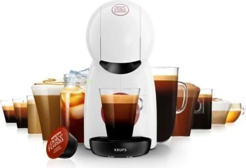 Aparat kafeje kapsulë Krups NESCAFÉ DOLCE GUSTO KP1A31, 0.8 L, Bardhë