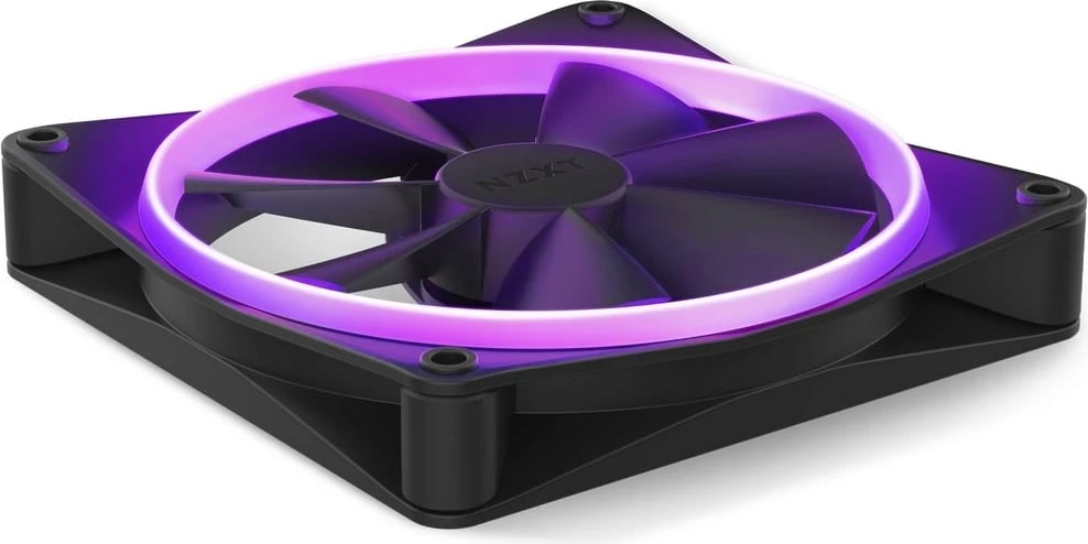 Ventilator për kasë NZXT F140 RGB, 14 cm, i zi