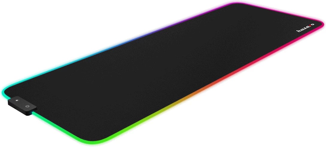 MOUSEPAD GAMING HUZARO HZ-MOUSEPAD RGB | 80X30MM I ZI