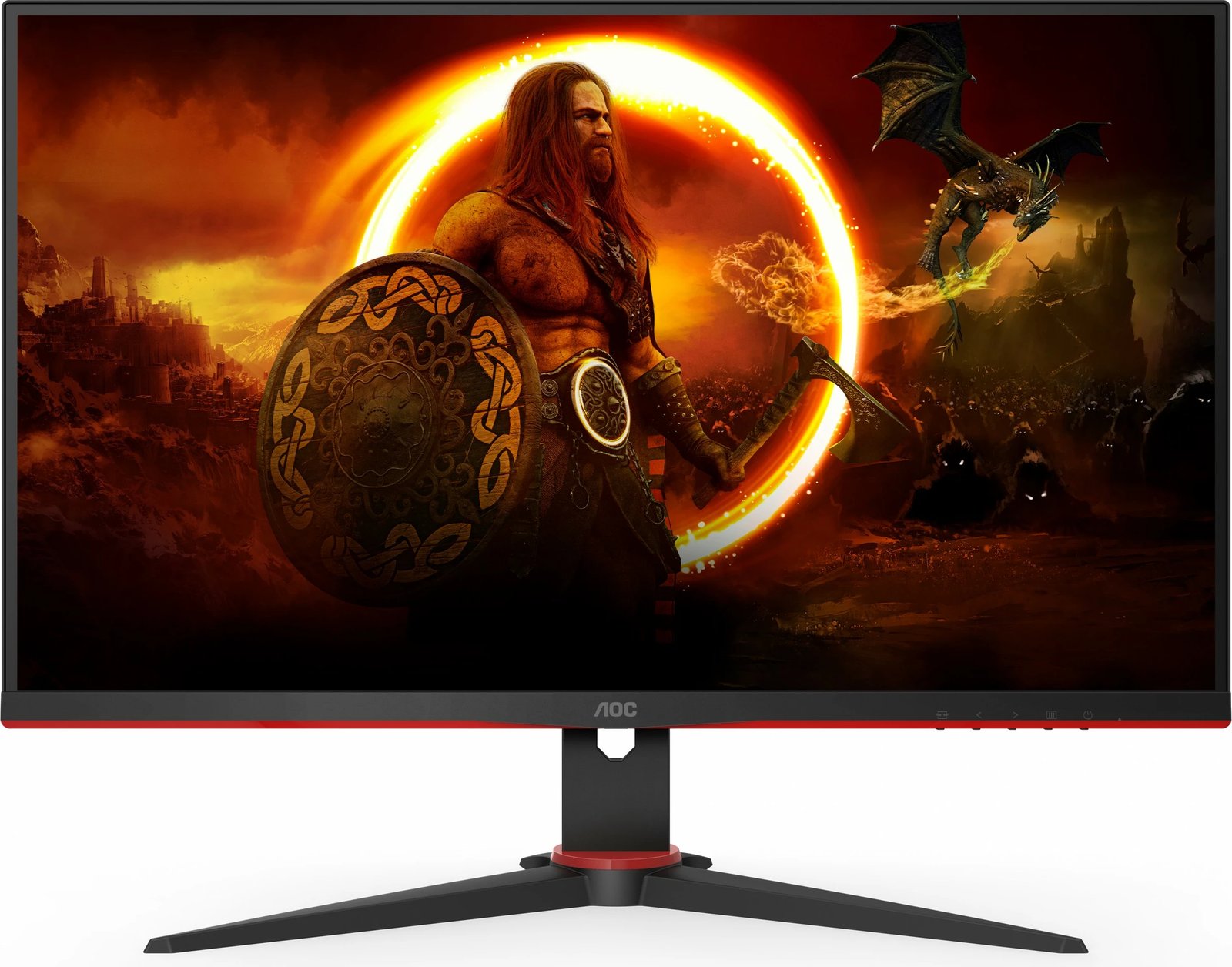 Monitor gaming AOC 24G2SPAE/BK, 23.8", 165Hz, 1ms, IPS, Full HD, i zi